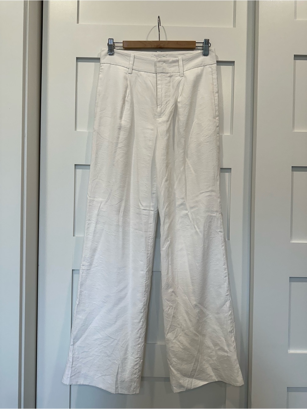 Vince White Wide Leg Pants
